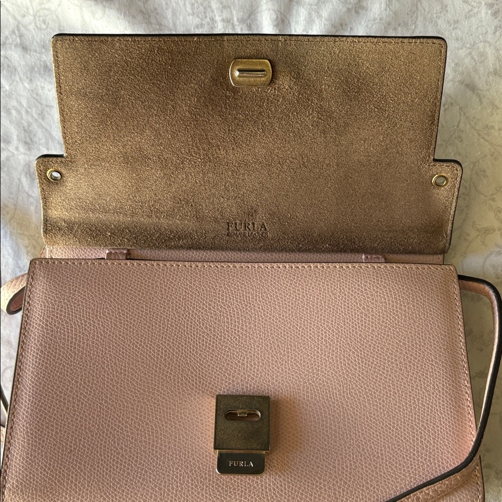 Furla Pink Crossbody Bag - Brand New with Furla paperwork. - Picture 7 of 9